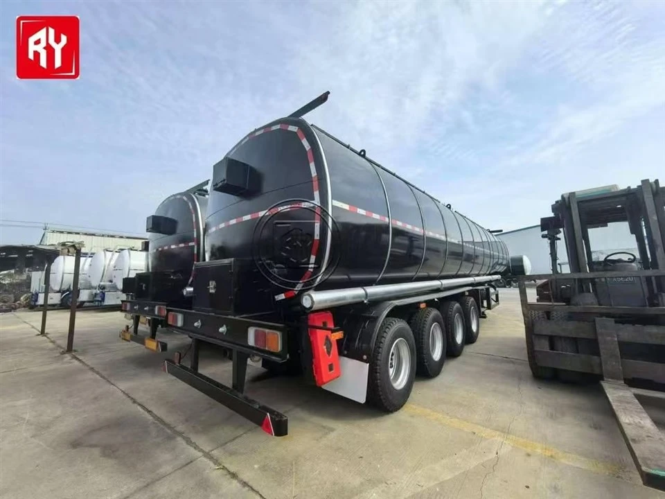 3-Axle Carbon Steel Asphalt Tank Semi-Trailer suppliers