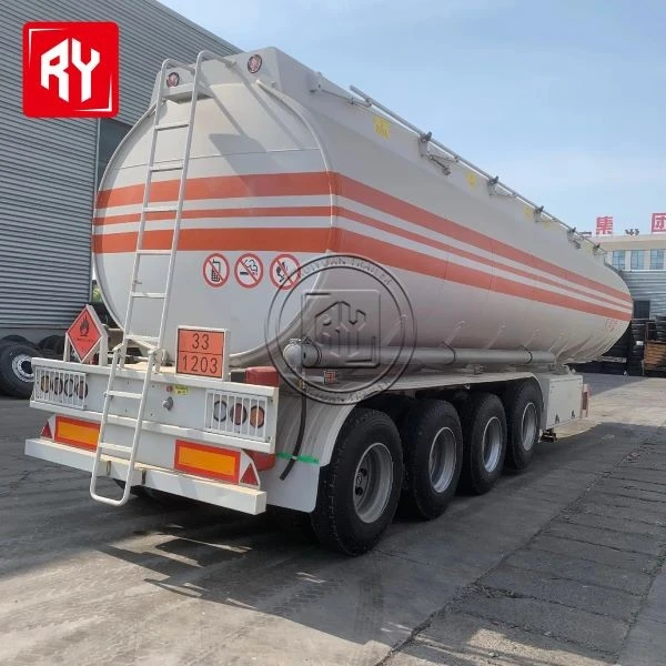 4 Axle 45000L Carbon Steel Fuel Tanker Semi Trailer price