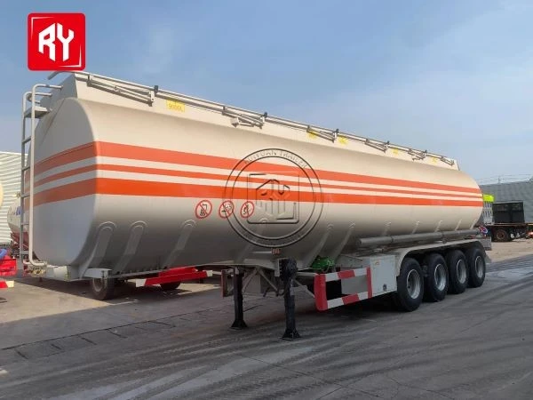 4 Axle 45000L Carbon Steel Fuel Tanker Semi Trailer best