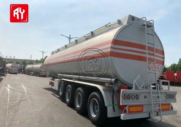 4 Axle 45000L Carbon Steel Fuel Tanker Semi Trailer price