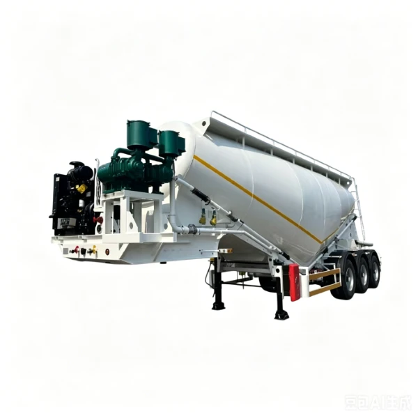 Bulk 40CBM Cement Tank Trailer 3Axle