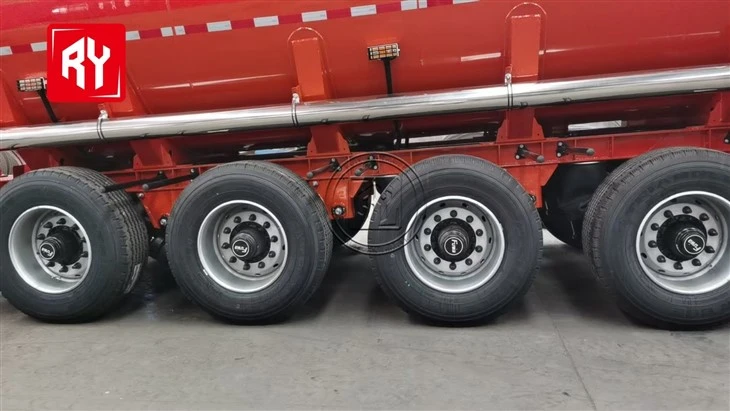 45000L 4 Axle Oil Tank Semi Trailer factory