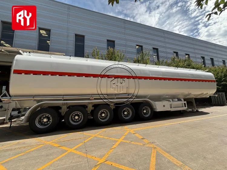 5 Axle 45000L Carbon Steel Fuel Tanker Semi Trailer factory