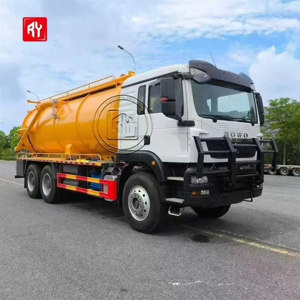 6x4 Sinotruk Howo20000L Vacuum Sewage Suction Truck price