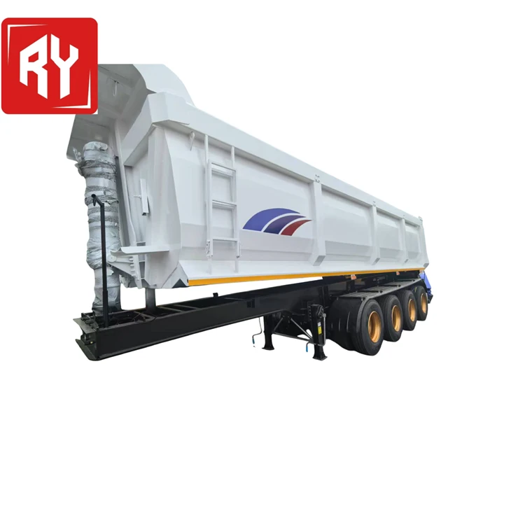 4 Axles Dump Semi Trailer Tipper Truck Trailers