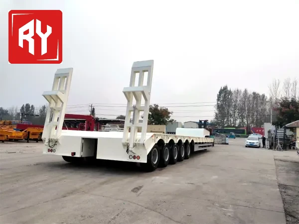 RUIYUAN Five Low Bed Truck Trailer