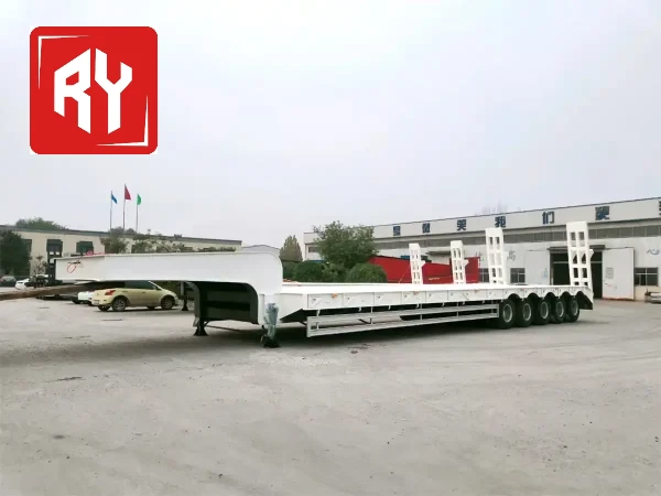RUIYUAN Five Low Bed Truck Trailer