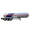 3 Axles LPG Tank Gas Tanker Semi Trailer